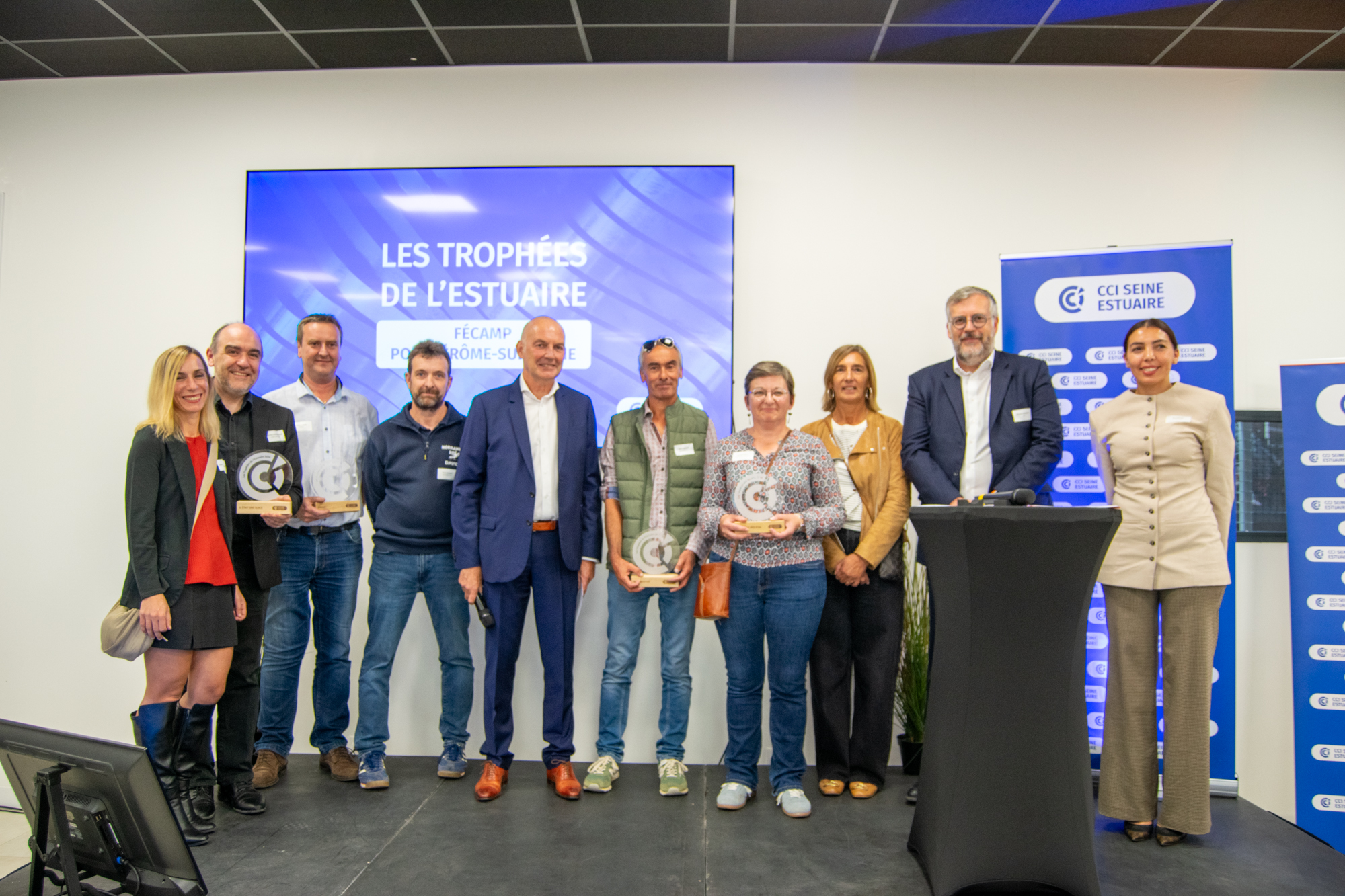 Remise des Trophées de l’Estuaire chez SPORT EVENTS, photo CCI Seine Estuaire